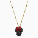 Swarovski Minnie Pendant Black Gold-Tone One Size