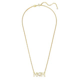 "Swarovski Mother’s Day necklace Heart, White, Gold-tone plated"