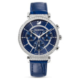 Swarovski Passage Chrono Watch Leather Strap,  Pvd