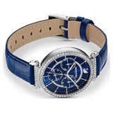 Swarovski Passage Chrono Watch Leather Strap,  Pvd