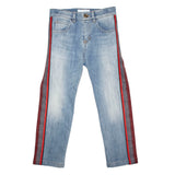 Roberto Cavalli Light Blue Trousers - Blue Salon
