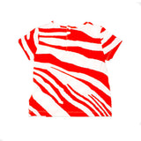 Roberto Cavalli Red And White T-Shirt