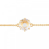 Les Nereides Round Crystal Stone Bracelet