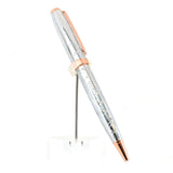 Rsw Stainless Steel Silver With Ip Rg Ball Point Pen - Blue Salon