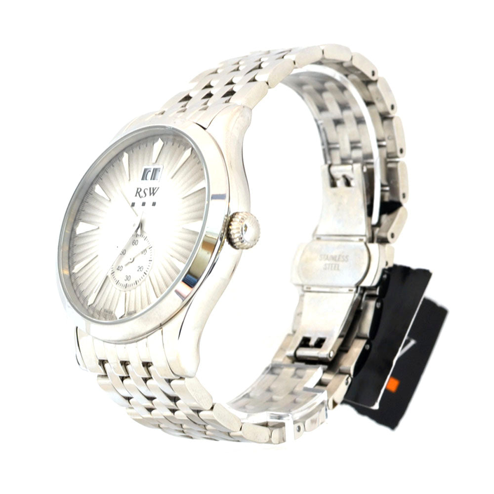 Rsw Men's Stainless Steel Watch With Metal Bracelet & Gray Design Dial | Fashion Watches | GCC | Mens | Mens Watches | SP Rsw Men's Stainless Steel Watch With Metal Bracelet & Gray Design Dial | Fashion Watches | GCC | Mens | Mens Watches | SP