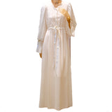Sally Poppy Nightdress Crepe Ivory - Blue Salon