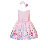Balloon Chic Pink Printed Dress Set