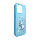 Swarovski Smartphone Case Swan iPhone 13/13 Pro Blue