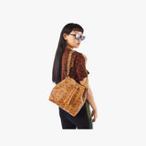 MCM Soft Berlin Drawstring Bag in Visetos