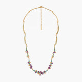 Les Nereides Sprigs Of Lavender Thin Necklace