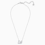 Swarovski Swan Necklace White Rose-Gold