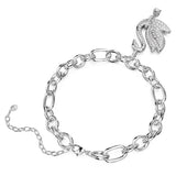 Swarovski Iconic White Rhodium Plated Swan Choker
