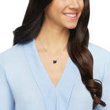 Swarovski Iconic Swan Pendant Black One Size