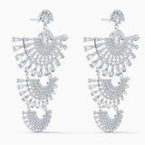 Swarovski Sparkling Dance Dial Up Pierced Earrings White One Size