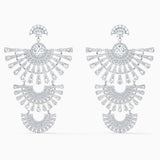 Swarovski Sparkling Dance Dial Up Pierced Earrings White One Size