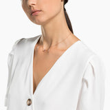 Swarovski Sparkling Dance Round Necklace White White One Size