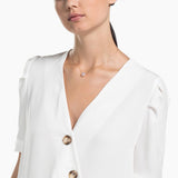 Swarovski Sparkling Dance Round Necklace White White One Size