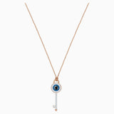 Swarovski Symbolic Evil Eye Pendant Multi-Colored Rose-Gold Tone One Size