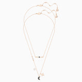 سواروفسكي ، مجموعة قلادة القمر رمزي، متعددة الألوان ، مقاس واحد