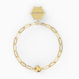 Swarovski The Elements Moon Bracelet Blue Gold-Tone One Size