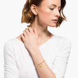 Swarovski The Elements Moon Bracelet Blue Gold-Tone One Size