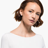 سواروفسكي، أقراط لؤلؤ الكنز ، أبيض ، مقاس واحد