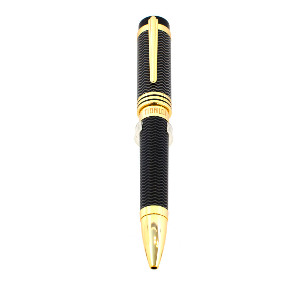 Tibaldi Pen New York Ballpoint Black Yellow Gold Color | Accessories | Eid Gifts | EID2021 | GCC | Mens | MF Accessories | Pen | SP Tibaldi Pen New York Ballpoint Black Yellow Gold Color | Accessories | Eid Gifts | EID2021 | GCC | Mens | MF Accessories | Pen | SP