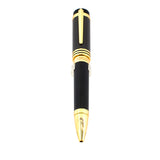 Tibaldi Pen New York Ballpoint Black Yellow Gold Color - Blue Salon