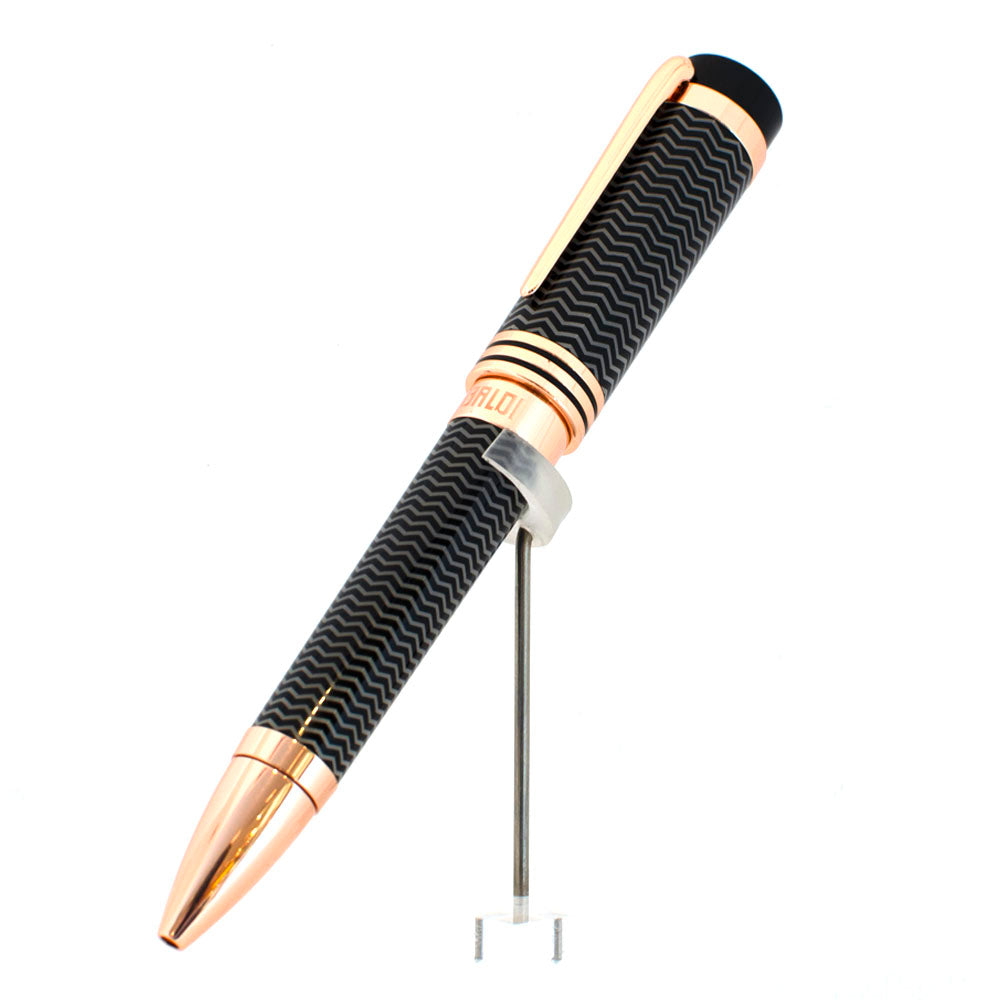 Tibaldi Pen New York Ballpoint Black Rose Gold Color | Accessories | Eid Gifts | EID2021 | GCC | Mens | MF Accessories | Pen | SP Tibaldi Pen New York Ballpoint Black Rose Gold Color | Accessories | Eid Gifts | EID2021 | GCC | Mens | MF Accessories | Pen | SP