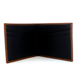 Tibaldi Bicolor Leather Wallet Brown & Black - Blue Salon