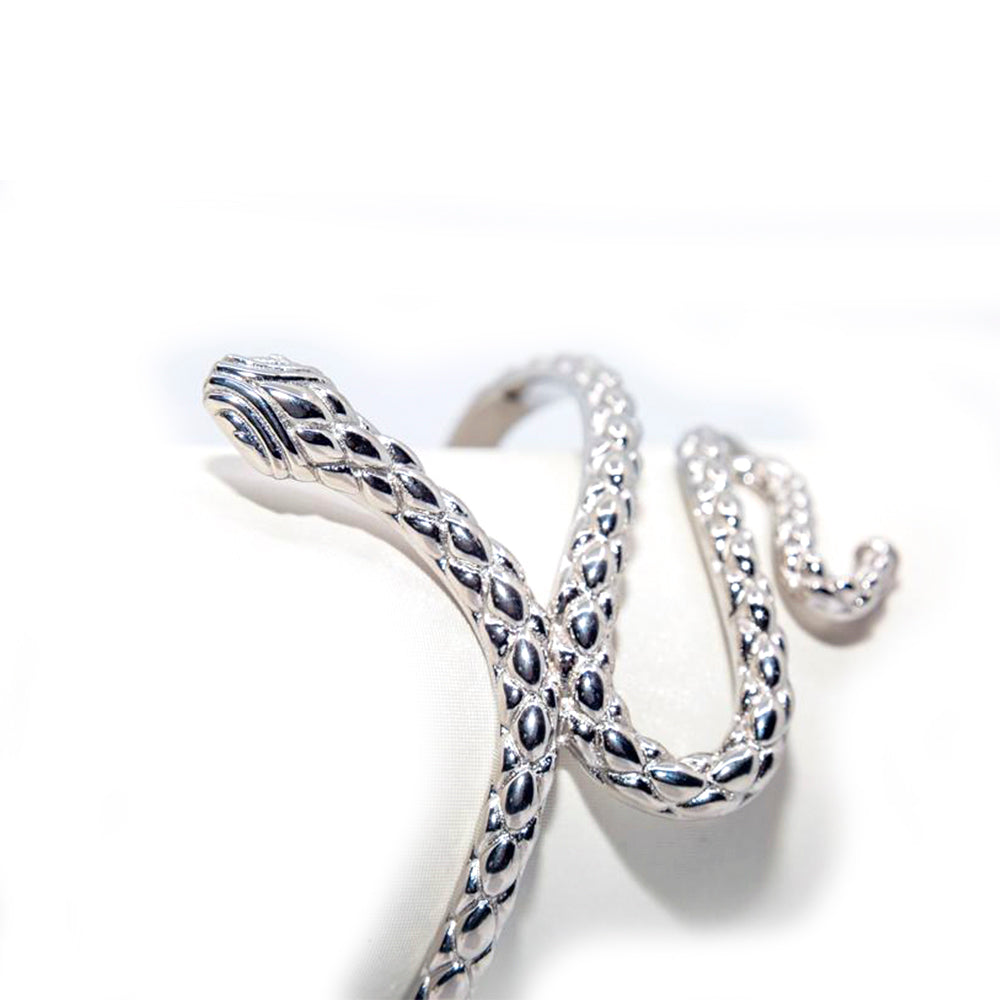 Just Cavalli Bangle Open Style With Snake Design
