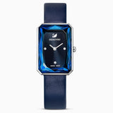 Swarovski Uptown Watch Leather Strap Blue One Size