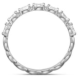 Swarovski Vittore Marquise ring White, Rhodium plated