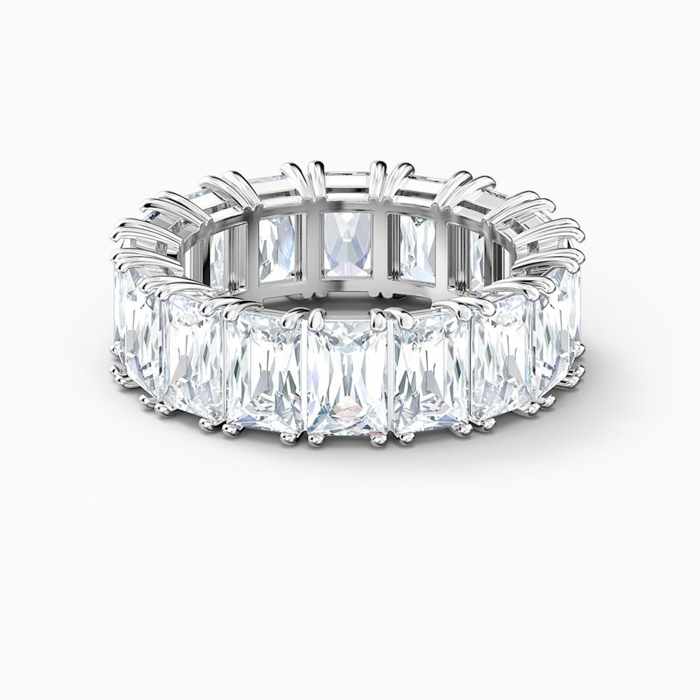 Swarovski Vittore Ring Rectangular Cut White Rhodium plated 58 | Accessories | departure-to-desk | EID2023 | Fashion Jewellery | New Prices | Ring | Women Rings Swarovski Vittore Ring Rectangular Cut White Rhodium plated 58 | Accessories | departure-to-desk | EID2023 | Fashion Jewellery | New Prices | Ring | Women Rings