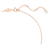 "Swarovski Volta set Bow, White, Rose gold-tone plated"