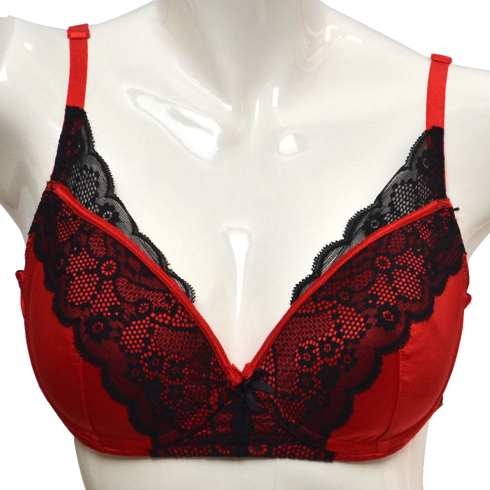 Yamamay Padded Balcony Bra Red – Blue Salon